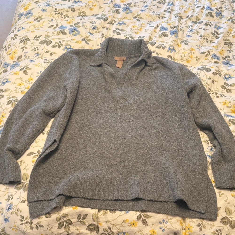 H&M Charcoal Women's Turtleneck Sweater